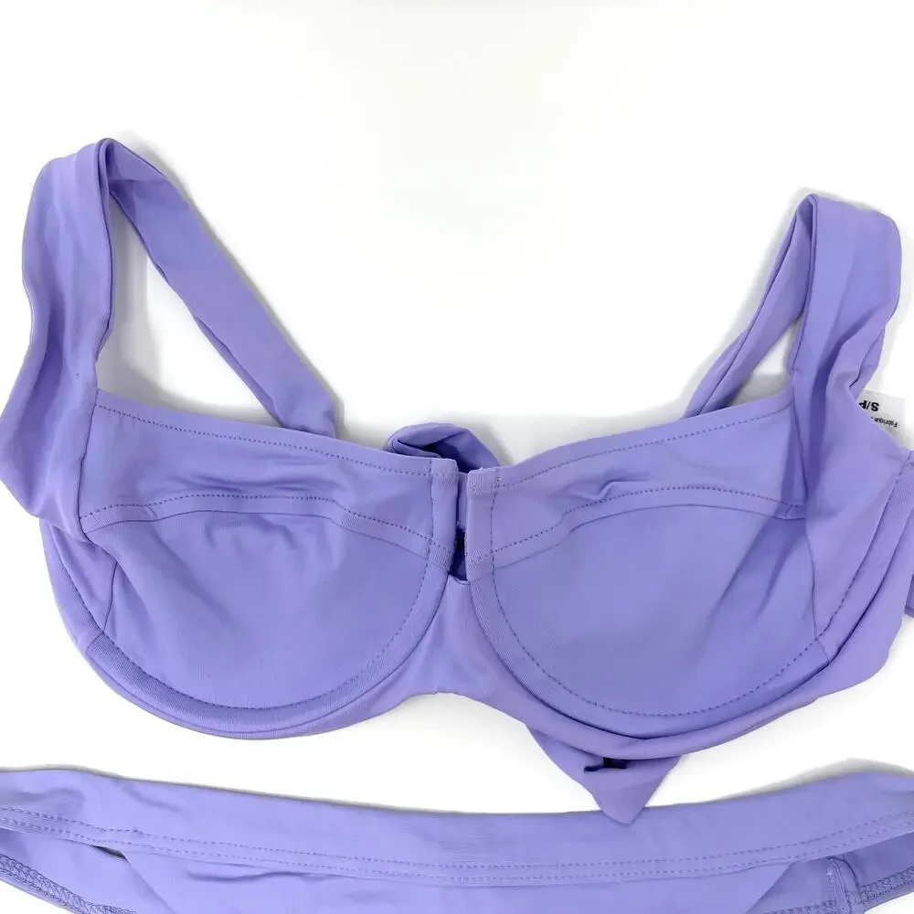 L*SPACE Camellia Camdyn Bikini Set In Wisteria Lavender Size Small New